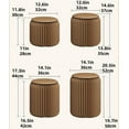 thumbnail image 2 of Folding Chairs, Portable Folding Paper Stool, Honeycomb Structure Low Stool, 2 of 7