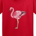 thumbnail image 4 of Inktastic Pink Flamingo Youth T-Shirt, 4 of 5