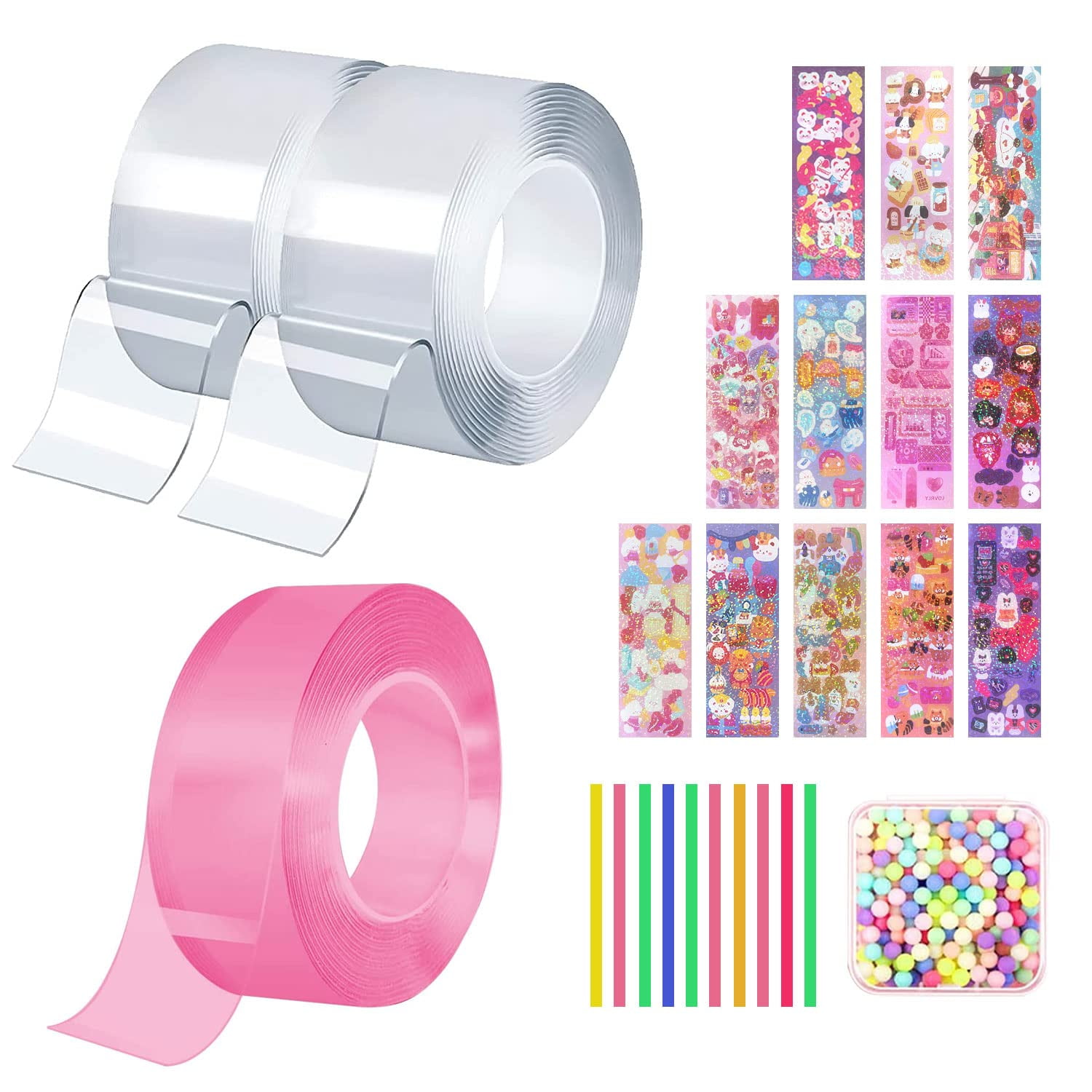 Nano Tape Bubbles Kit, Nano Double Sided Tape for Bubbles, Nano Glue