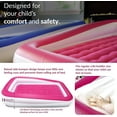 EnerPlex Kids Inflatable Travel Bed with Pump, Pink