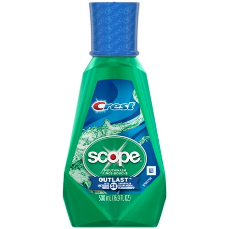 (3 pack) (3 pack) Crest Scope Outlast Mouthwash, Long Lasting Mint, 500 mL