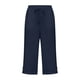thumbnail image 5 of Pantalones de Lino Mujeres Outfits de Vacaciones Casual Elástico de la Cintura Cordón Suelto Recto Tubo Capris para la Playa de Verano, 5 of 5