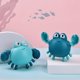 thumbnail image 5 of Juguetes de baño con forma de cangrejo para bebés, juego de baño con cadena, juguetes de agua de playa para niños/azul/ kaili Sencillez, 5 of 5