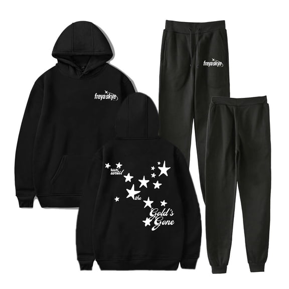 Freya Skye Gold's Gone Hoodies Jogger Pants Two Piece Sets Sweatshirts Sweatpants Men Women's Set