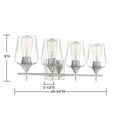 thumbnail image 6 of Elegant Octave Bathroom Vanity Light in Satin Nickel, 6 of 6