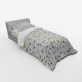 thumbnail image 3 of Ambesonne Vintage Bedding Set 4 Pcs, Retro Geometric Doodle, Queen, Multicolor, 3 of 3