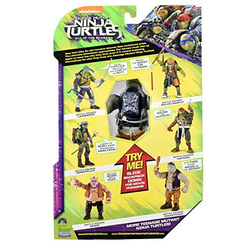 Out of the Shadows Battle Sounds Rocksteady Action Figure