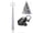 Silver, variant on Wireless Control Outlet with Magic Wand, Wireless Remote Control Outlet for Christmas String Lights and Decorations Lights, Remote Magic Wand Switch Kit with Music, Ideas for Friends/Family