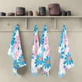 thumbnail image 5 of Dreamtimes Pink Blue Flowers Kitchen Towel, Dish Towels Quick Drying Tea Towels Absorbent Hand Towels for Kitchen Sink Dinner Table 28 x 18 Inches, Set of 4, 5 of 7
