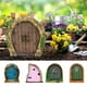 thumbnail image 5 of Puerta de hadas para árboles, jardín de hadas en miniatura, accesorios de decoración al aire libre, escultura artística de patio, decoración para pared de habitación de niños, árboles, 5 of 7