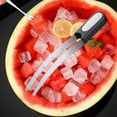 thumbnail image 3 of Jiaroswwei Watermelon Cutter Non-slip Ergonomic Handle Labor-saving Rustproof Easy to Clean Cut Fruit Stainless Steel Quickly Safe Melon Slicer Kitchen Gadget, 3 of 7