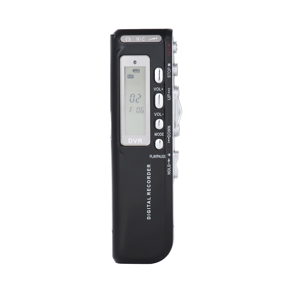 AOFJOSFHS Digital Audio Voice Recorder Dictaphone WMA WAV MP3 Music Player A-B Repeating for Lecture Meeting Interview Recording 8G, Gray