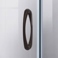 thumbnail image 4 of Prime 33 in. x 33 in. x 78 3/4 in. H Shower Enclosure, Base, and White Wall Kit in Oil Rubbed Bronze and Clear Glass, 4 of 16