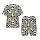 thumbnail image 1 of Balery Panda With Crown And Stars Conjunto de Pijama Infantil de Manga Corta con Estampado – Ropa de Dormir de Algodón Suave-Medium, 1 of 5