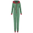 thumbnail image 2 of ketyyh-chn99 Womens Pajamas Cool Nights Pajamas for Women Sleeve Pyjamas Plush Patchwork Jumpsuits Long Zipper Women Hood With Pockets Onesie, 2 of 5