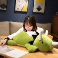 thumbnail image 2 of 25-80cm Dinosaur Weighted Plush Game Character Doll Stuffed Animal Soft Dino Toys Kawaii Pillow For Children Kids Birthday GiftWhite60cm Deng Xun unisex, 2 of 2
