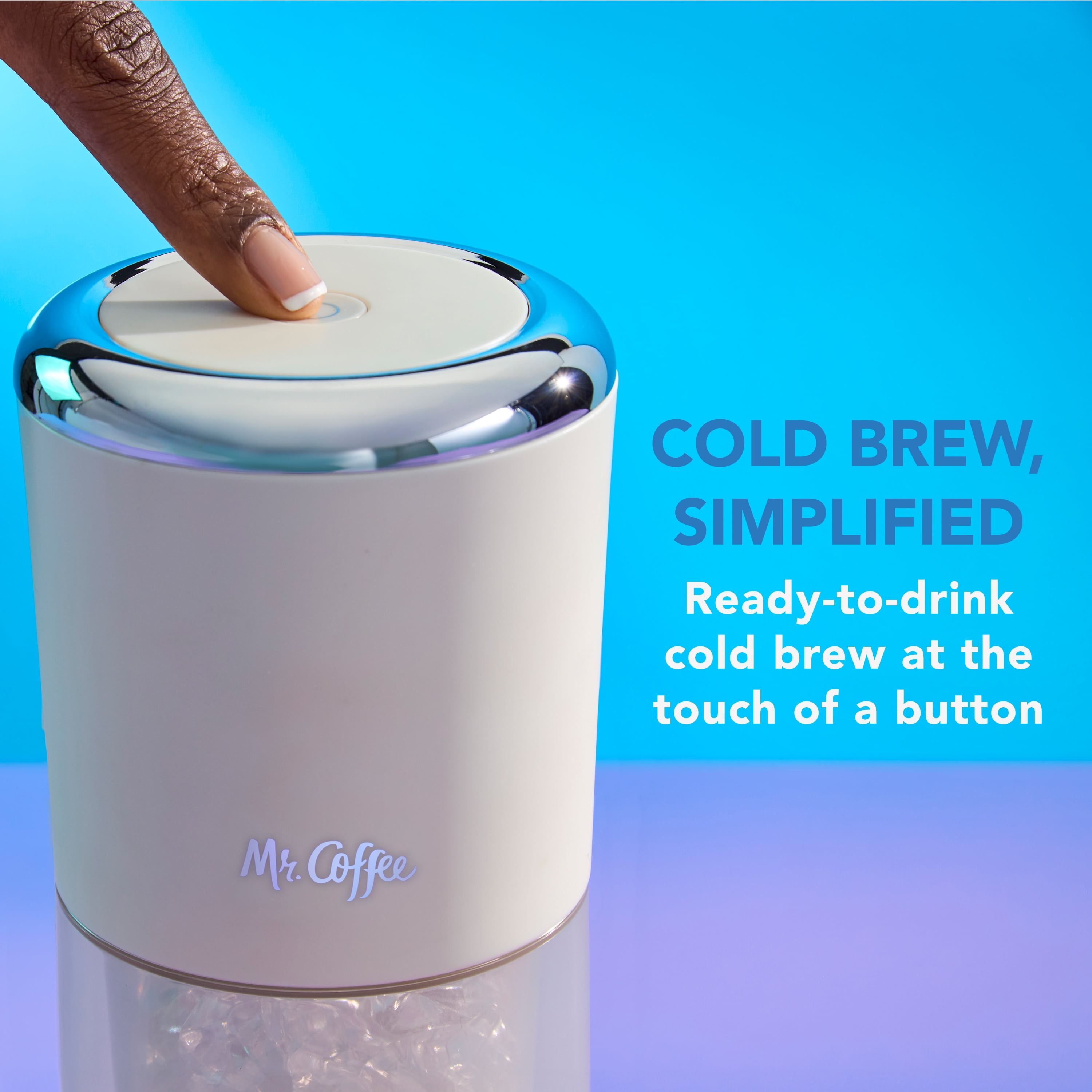 Mr. Coffee® Express Cold Brew Coffee Maker, 10-Minute Cold Brew Coffee Machine, Oat Milk