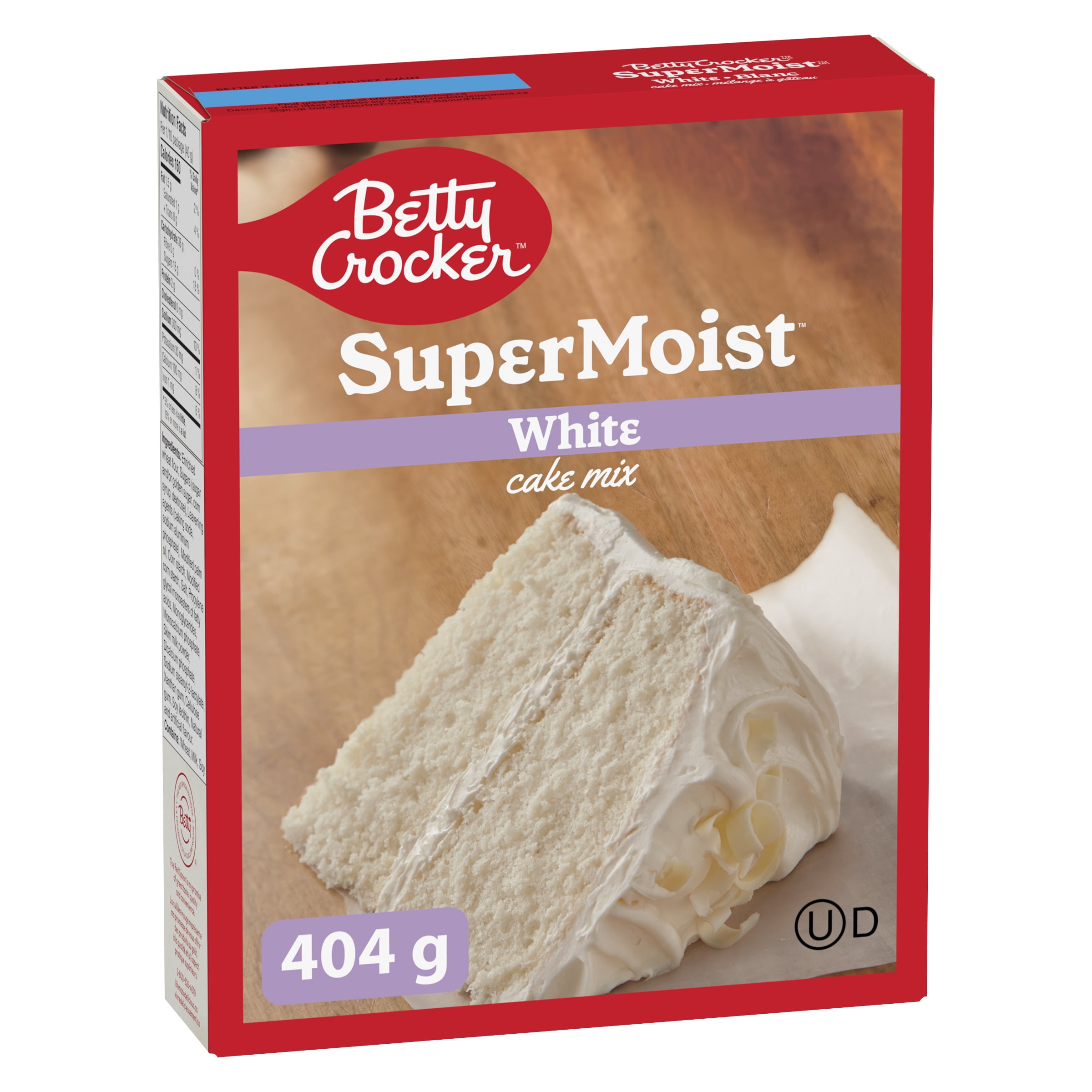 Betty Crocker Mélange à Gâteau Super Moist Blanc 404 g