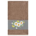 thumbnail image 4 of Linum Home Textiles 3 Pieces Texture/Embroidery Cotton Bath Towel, 54" x 27", Brown, 4 of 9