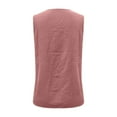 thumbnail image 5 of HJYCHN Tank Tops for Women Fashion V Neck Sleeveless Shirt Vest for a Stylish Layering Piece or Standalone Top Womens Tops Brick Red XL, 5 of 5