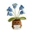 thumbnail image 2 of memade Crocheted Plant Pot,Creative Knitted Pot With Positive Encouragement Card,Decorative Toy For Desk Bedroom Gifting, 2 of 4