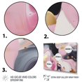 thumbnail image 3 of DESIGN ART Designart "Gold And Pink Swirl Ink Ii" Abstract Marble Canvas Print 40 in. wide x 30 in. high, 3 of 5