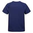 thumbnail image 2 of YONGHS Girls Lightweight Dry-Fit Summer Athletic Basic Tops Crew Neck Short Sleeve T-shirts Navy Blue 5-6, 2 of 7