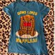 thumbnail image 3 of Camiseta básica de verano de algodón con estampado de dibujos animados de manga corta para mujer, diseño de moda Y2K, top holgado de media manga estilo americano, 3 of 5