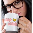 thumbnail image 2 of 3dRose, Tap Chick, 15oz Two-Tone Black Mug, 2 of 7