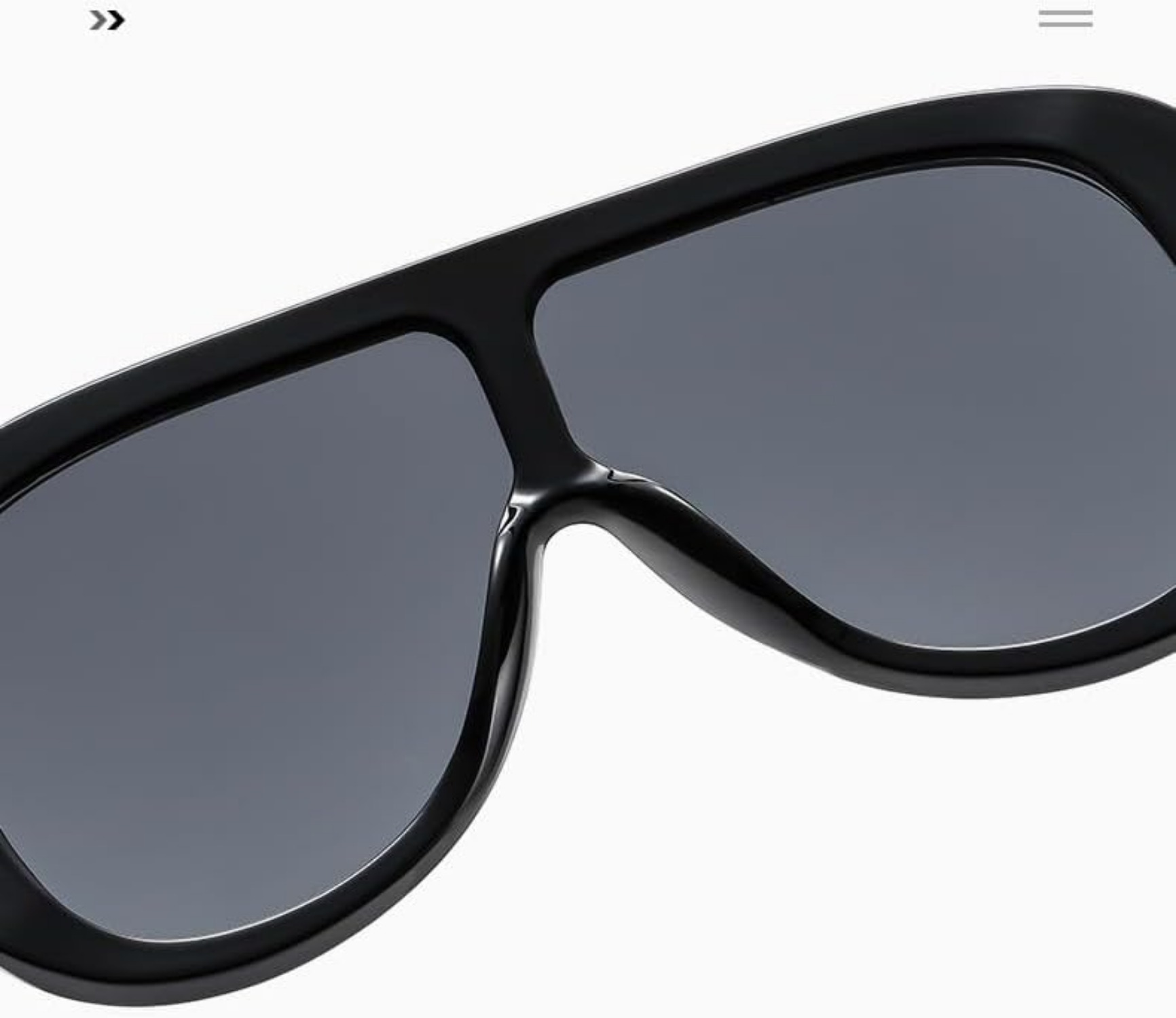 Oversized Pilot Sunglasses Women Fashion 2024 Luxury Big Frame One Piece Gradien Fashion Oversized Pilot Sunglasses for Women Men 2024 Trendy  main image 2