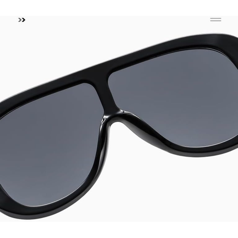 Fashion Oversized Pilot Sunglasses for Women Men 2024 Trendy  display picture 1