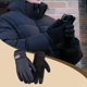 thumbnail image 5 of Guantes de invierno para hombre térmicos para otoño e invierno, guantes de ciclismo con pantalla táctil para Azul, 5 of 9