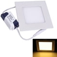 thumbnail image 3 of Lámpara de techo cuadrada de 30 LED, 265 V, 6 W, 480 lm, 3000-3500 K (blanco cálido), 3 of 5