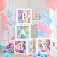 thumbnail image 3 of Caja de globos transparente con letras, decoración para Baby Shower, cumpleaños, boda, nombre personalizado, decoraciones para fiesta de primer cumpleaños, 3 of 4