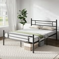 thumbnail image 4 of Novilla Full Size Bed Frame with Headboard and Footboard, 14 Inch Metal Platform Bed Frame, Under Bed Storage, Strong Metal Slats Support, Mattress Foundation No Box Spring Needed, 4 of 7