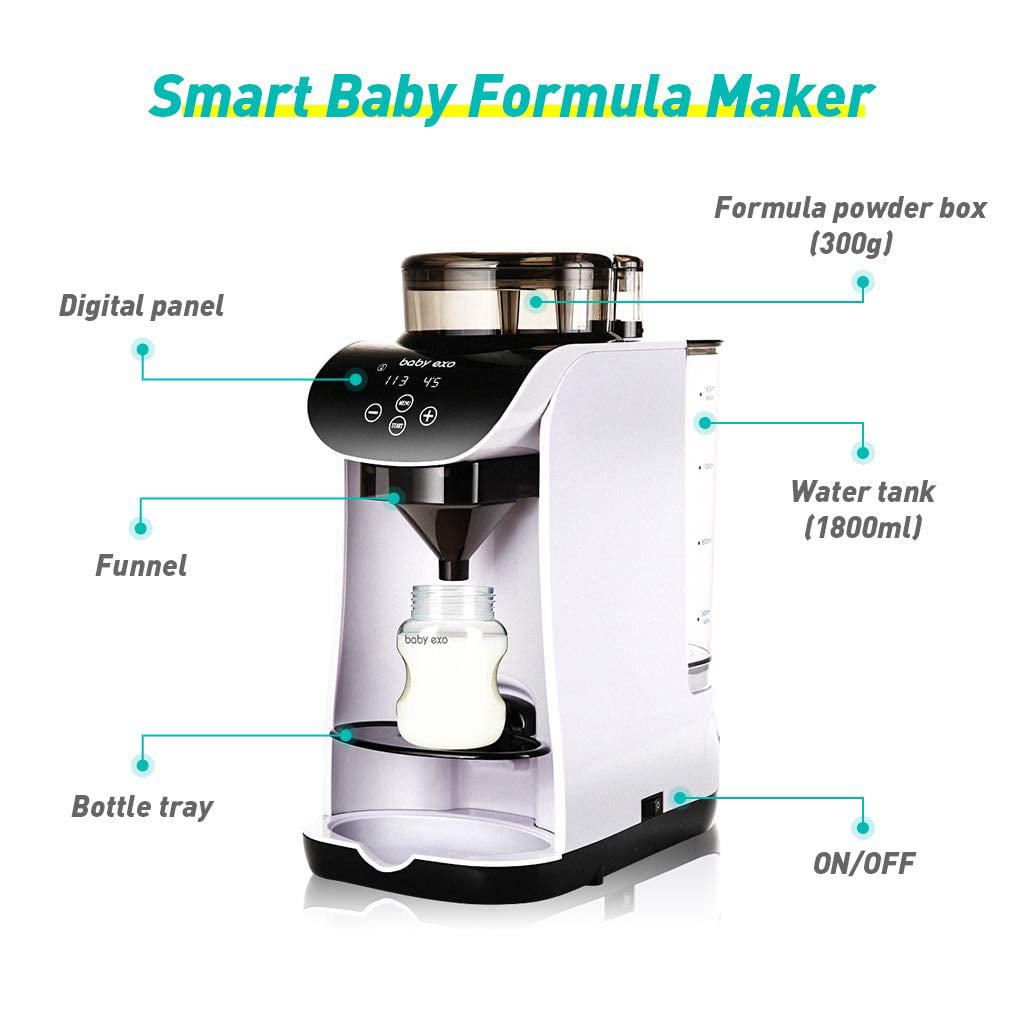  BabyEXO Formula Milk Dispenser Automatic Electric Formula Mixer  Warmer Smart Milking Machine for Baby - Easily Make Bottle with Automatic  Powder Blending : Baby