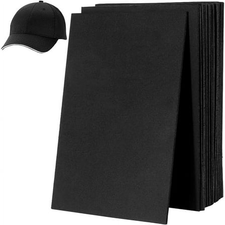 20 pc 20pcs 9.06 Inch Black Foam Sheets Rectangle Embroidery 3D Eva Puffy Foamboards Paper Core Baking Poster Board Lightweight Sheet for Decoration Presentation Painting DIY Art Craft Supply