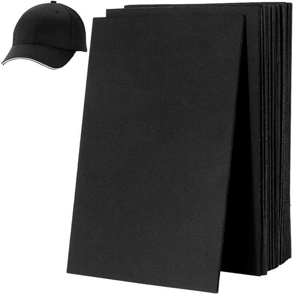 3D Embroidery Eva Puffy Foam Sheets Rectangle Black 230x150x3mm