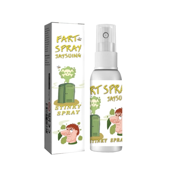 Jaysuing Día de los Inocentes parodia del spray para pedos apestosos, juguete entero, taza entera de juguetes, parodia de líquido concentrado apestoso,2 piezas