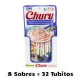 thumbnail image 1 of Exhibidor 8 Sobres Churu Atún con Almeja Sobre con 4 Tubos de 14 g, 1 of 5