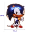 thumbnail image 2 of Kit de globos Happy Birthday Sonic, 28 unidades, Mylar con cuerda, 2 of 5