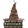 thumbnail image 1 of Adorno navideño, sombrero seleccionador de Harry Potter, sonido animatrónico y movimiento, sombrero mágico artesanal de resina decorativo, 1 of 5