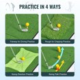 thumbnail image 3 of VEVOR PRO 5x4ft Golf Hitting Mat Turf Golf Training Aid Indoor Outdoor Practice, 3 of 9