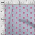 thumbnail image 1 of oneOone Cotton Poplin Fabric Floral Block Print Sewing Fabric BTY 42 Inch Wide, 1 of 4
