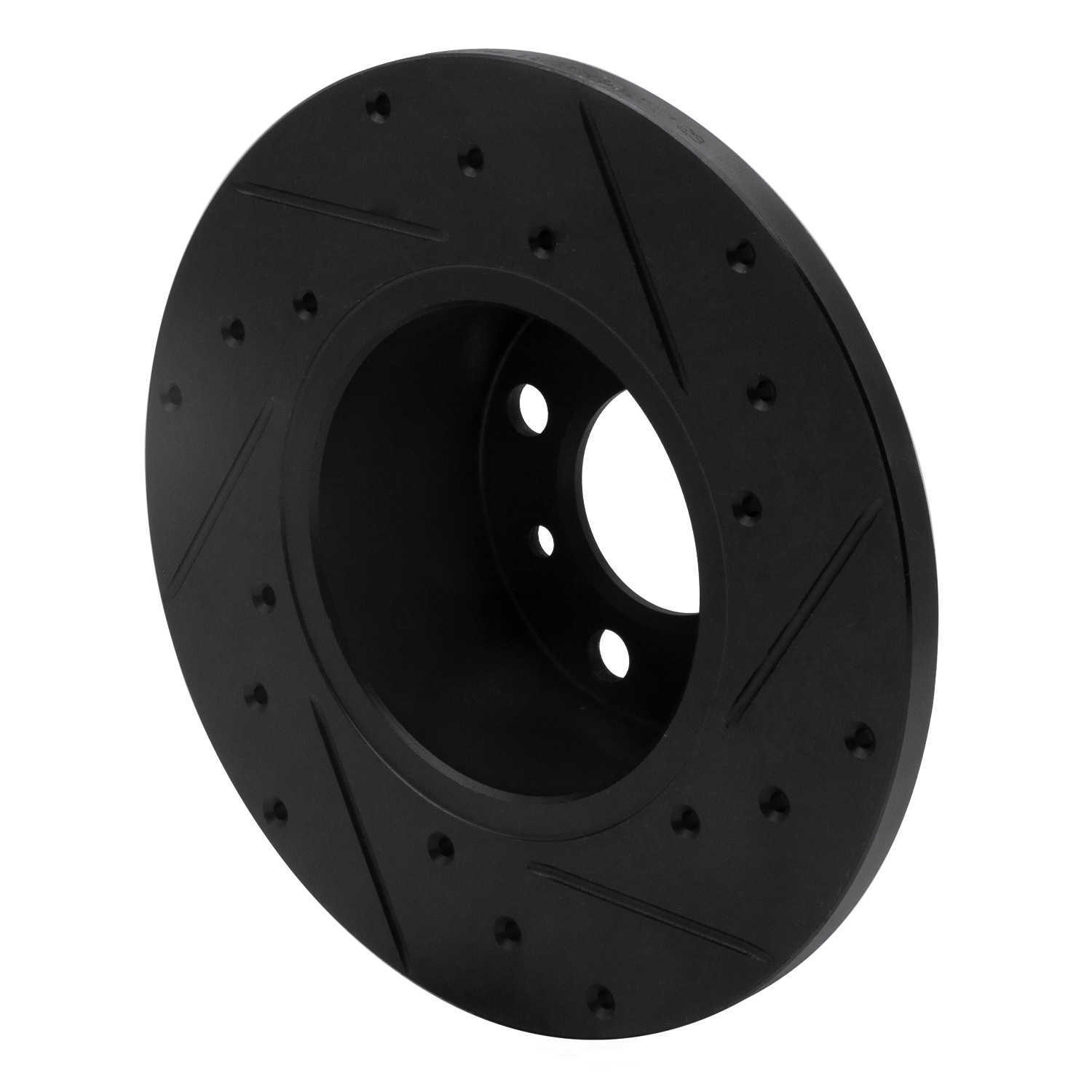 Dynamic Friction Company 633-31006L DFC Brake Rotor - Drilled And Slotted - Black