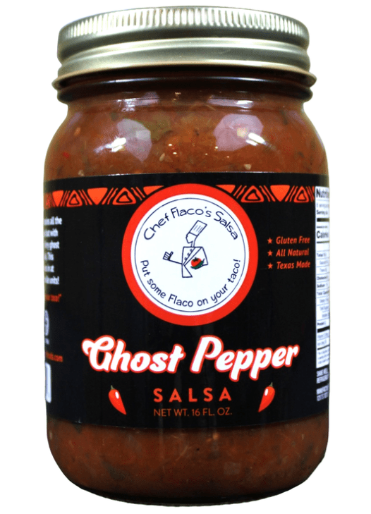 Chef Flaco's Salsa Ghost Pepper Hot Gourmet Salsa