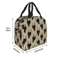 thumbnail image 2 of Pofeuu Cute Black Dog Print Lunch Bag Lunch Box Large Capacity Insulated Lunch Bag for Adult, Leakproof Reusable Lunch Tote Bags for Work, 2 of 5