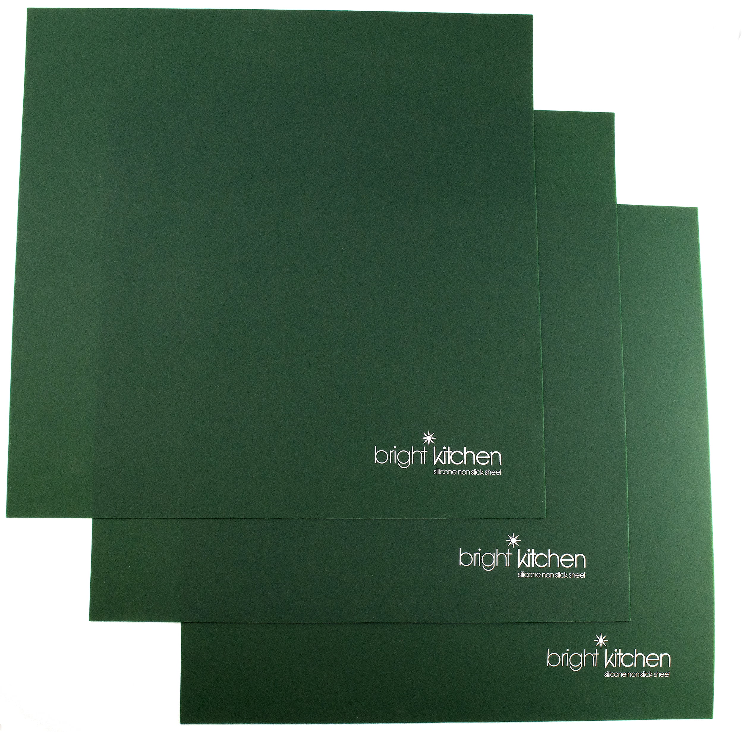 Set of 3 - 14' x 14' Silicone Sheets for Excalibur Dehydrator Bright Kitchen Re-Usable Non-Stick Mat (3)