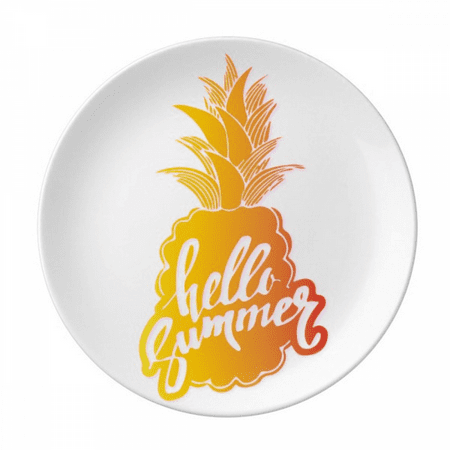 

PineFruit Summer Sunshine Fruit Plate Decorative Porcelain Salver Tableware Dinner Dish