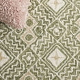 thumbnail image 6 of SAFAVIEH Micro-Loop Aditya Geometric Area Rug, Green/Ivory, 2' x 3', 6 of 10